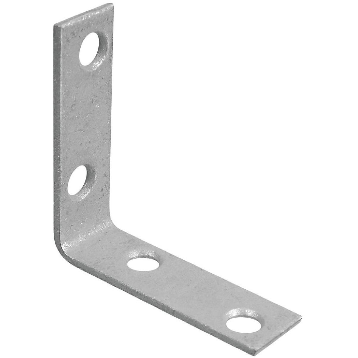 National Catalog V115 2 In. x 5/8 In. Galvanized Steel Corner Brace (4-Count)