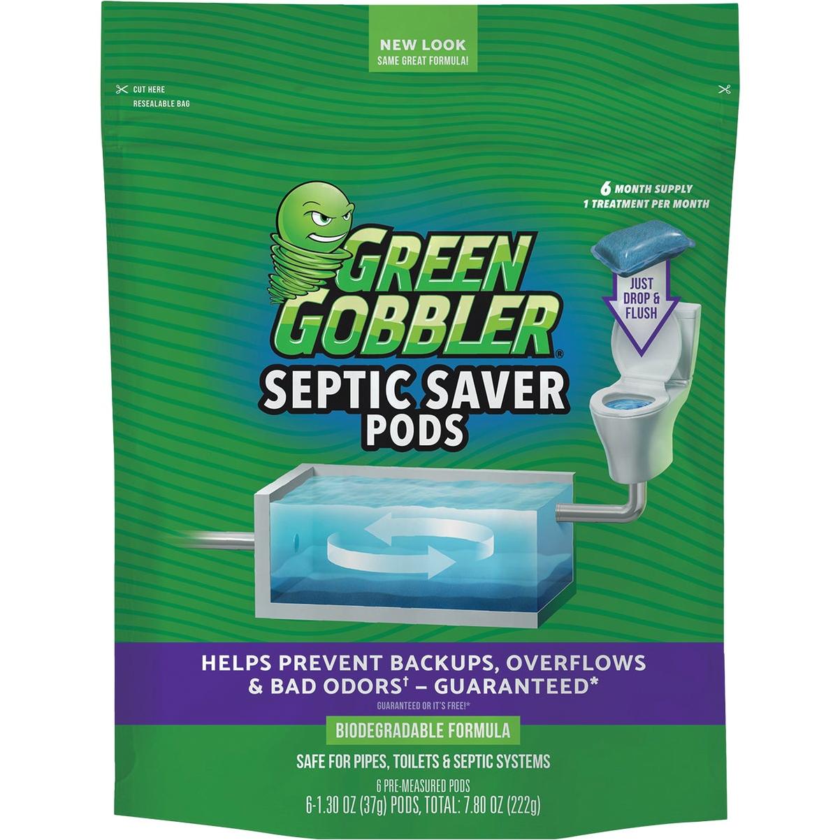 Green Gobbler Septic Saver 12.77 Oz. Septic Tank Treatment (6-Pack)
