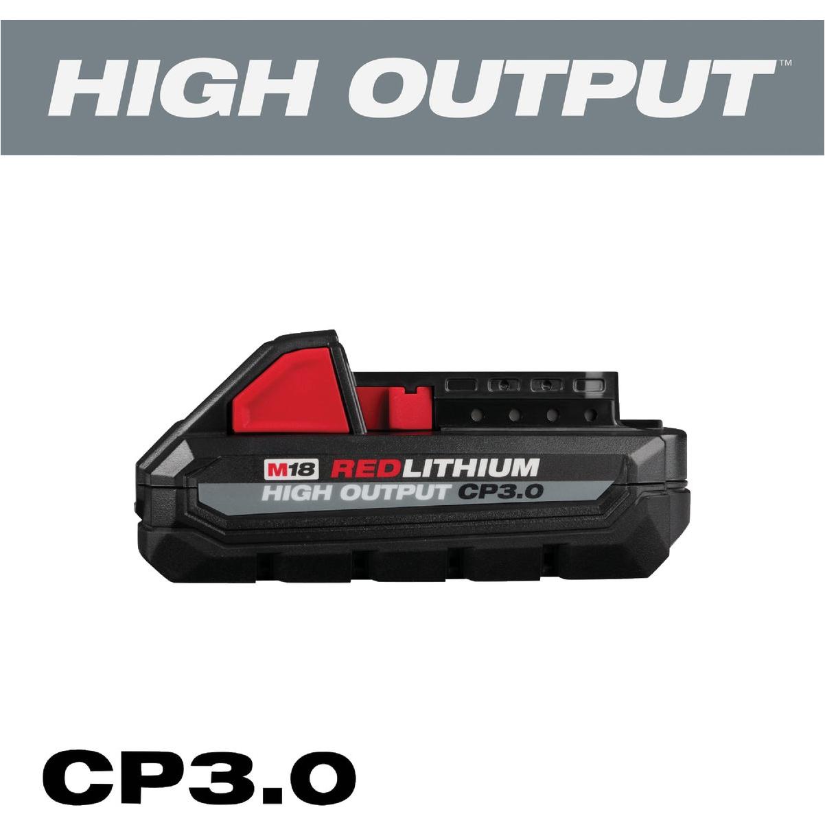 Milwaukee m18 redlithium lithium ion high output cp 3 0 ah battery pack