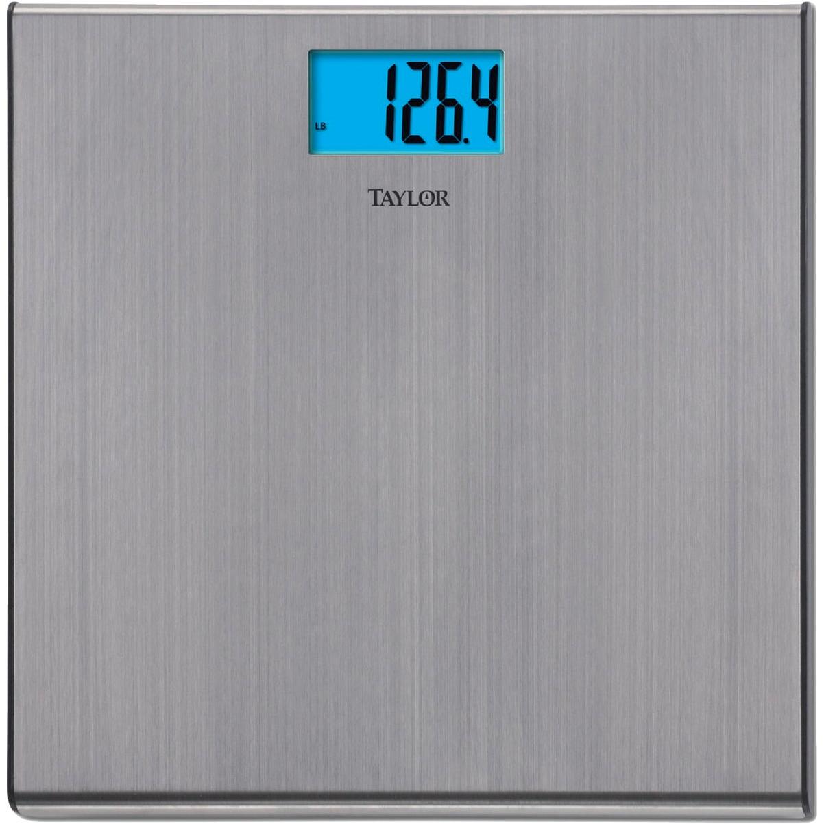 Taylor Digital 440 Lb. Stainless Steel Bath Scale, Silver