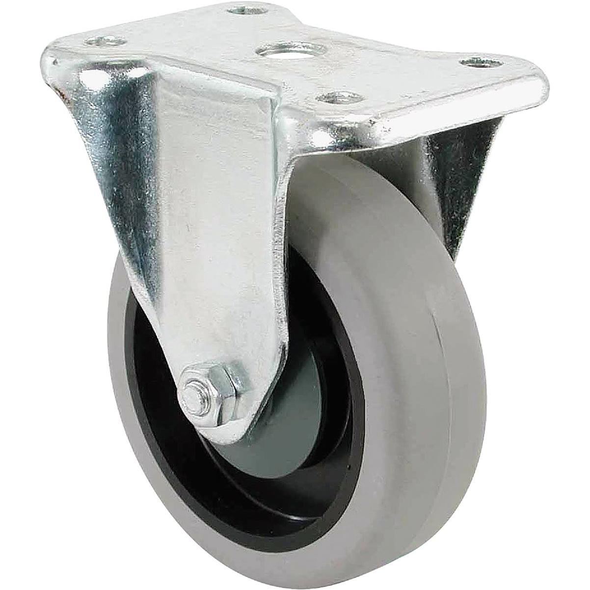 Shepherd Hardware 4 In. Thermoplastic Rigid Plate Caster