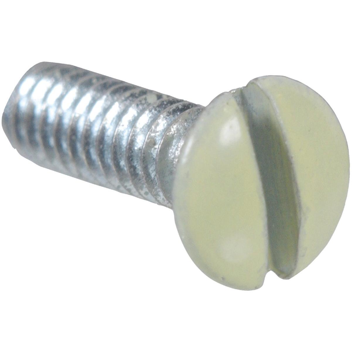 Hillman Ivory 1/2 In. Steel Switch Wall Plate Screw