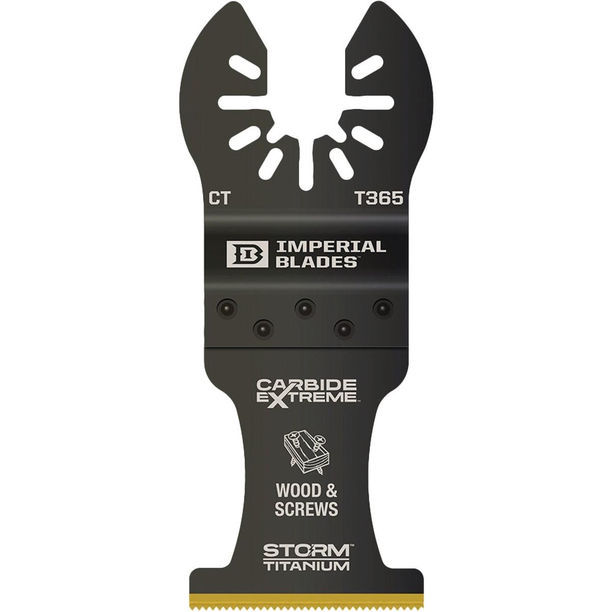 Imperial Blades One Fit Carbide Extreme 1-3/8 In. Storm Titanium Multi-Material Blade