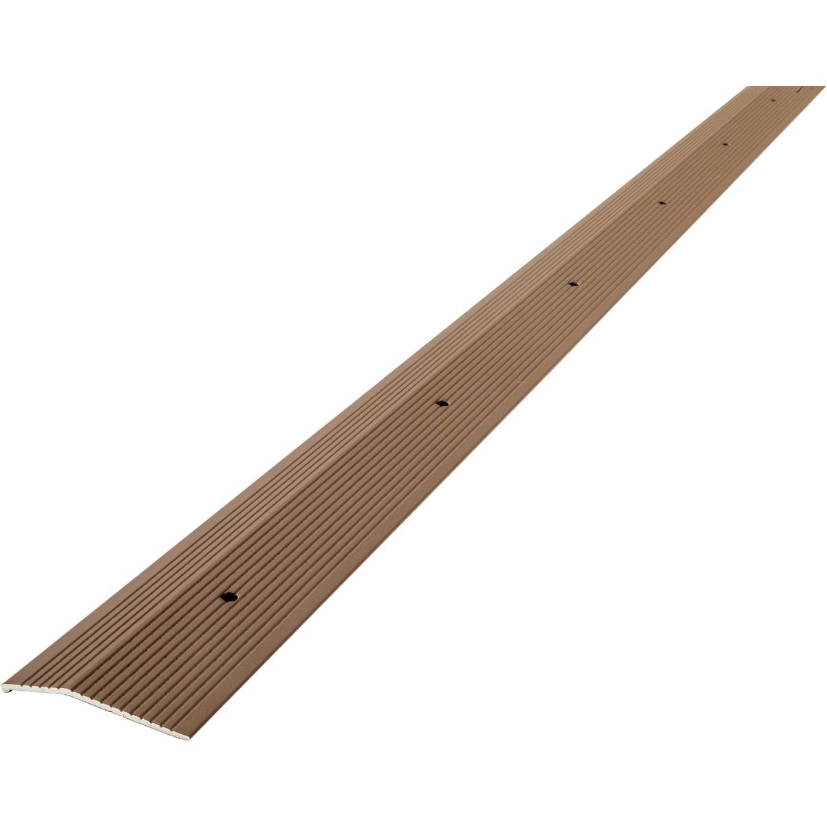 M-D Building Products 2 In. X 72 In. Spice Aluminum Carpet Trim with Screw Nails