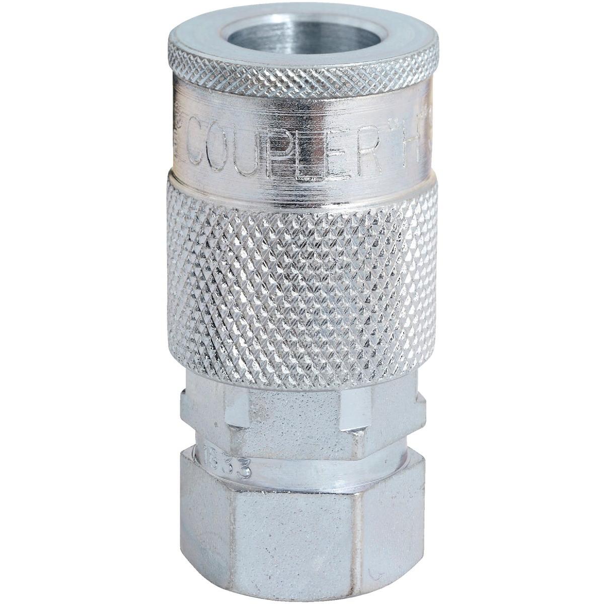 Milton 1/4 In. FPT H-Style Brass Coupler