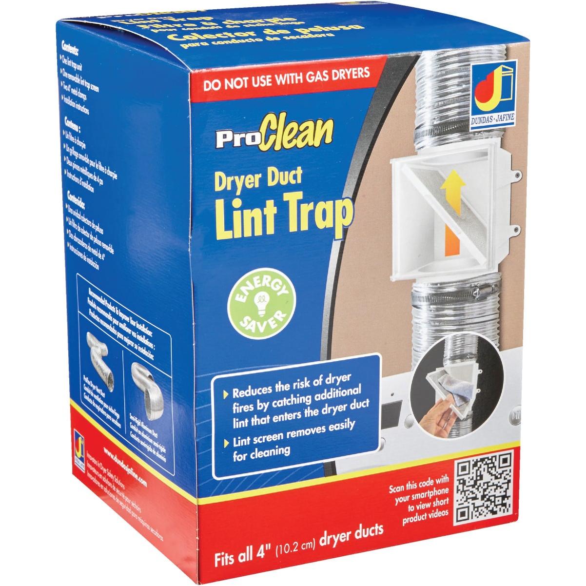 ProClean Plastic Dryer Duct Lint Trap