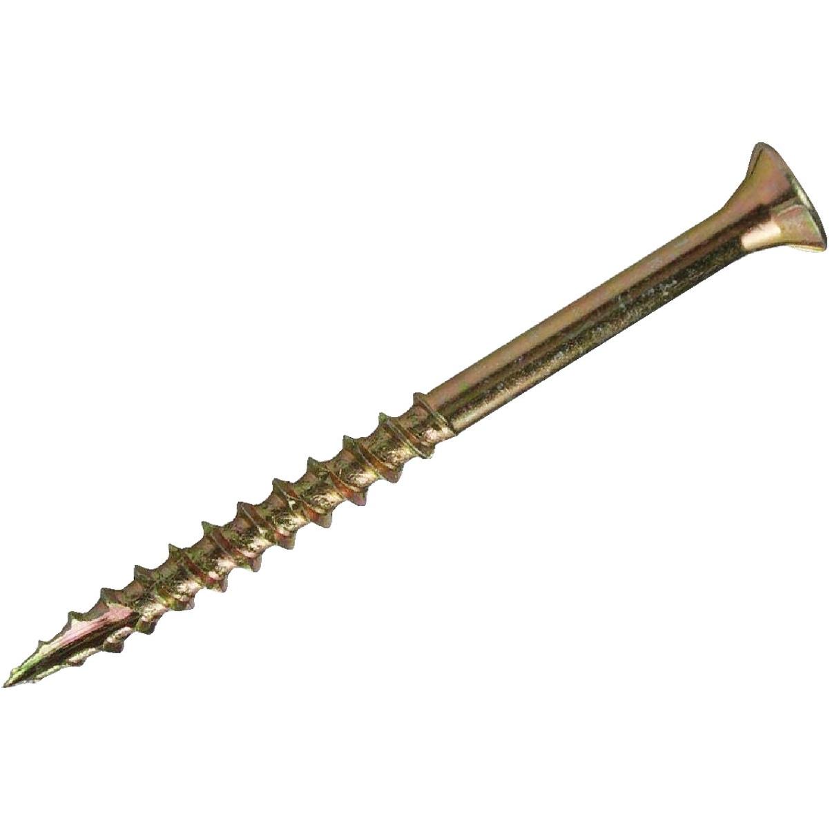 Do it Best #8 x 1-5/8 In. Star Drive Flat Head Gold Construction Wood Screw (160 Ct., 1 Lb.)