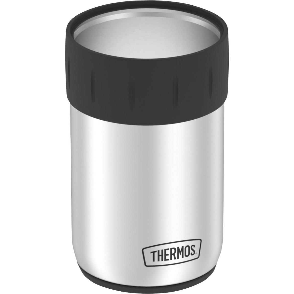 Thermos 12 Silver Stainless Steel Insulated Drink Holder Do
