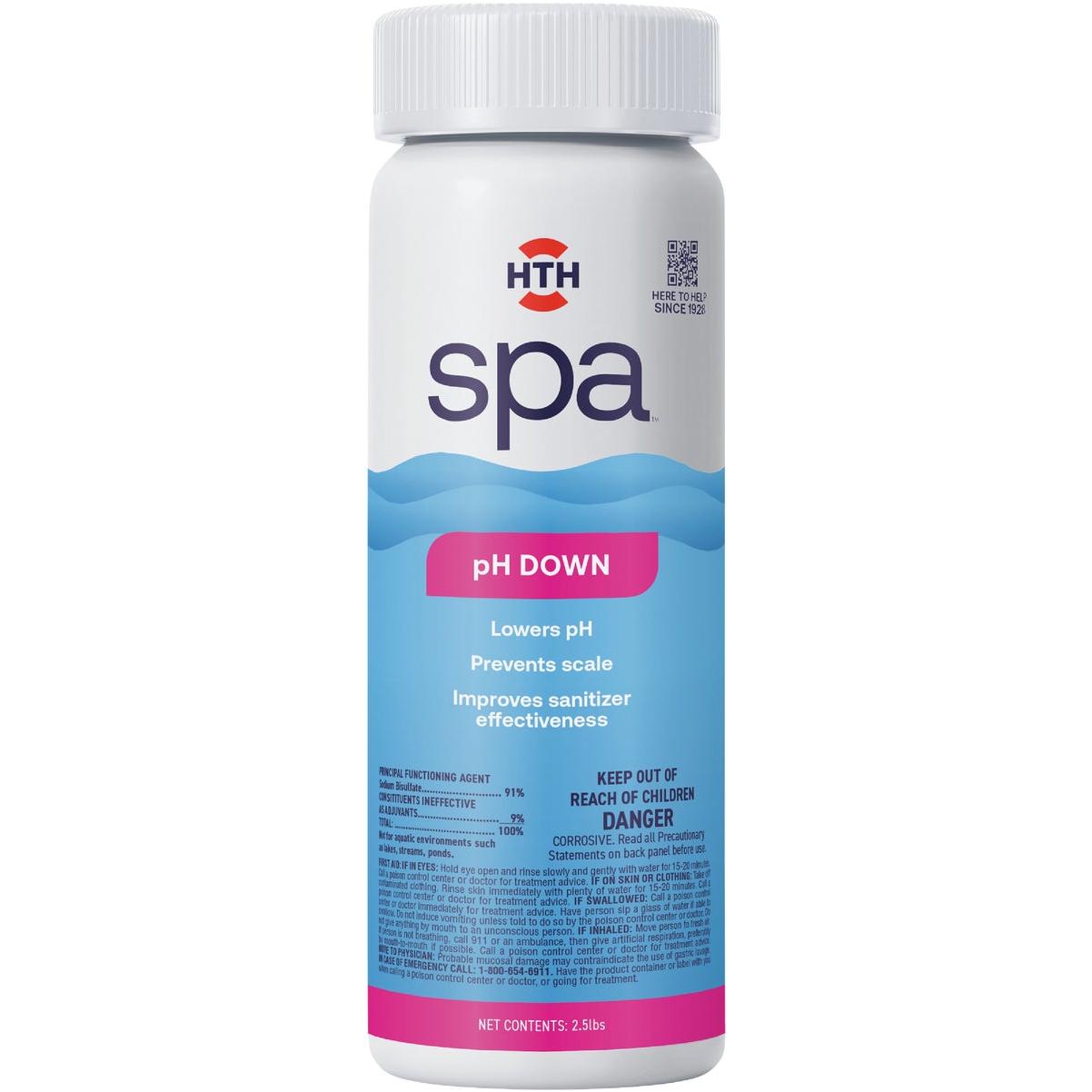 HTH Spa Care pH Down 2.5 Lb. pH Decreaser Crystal