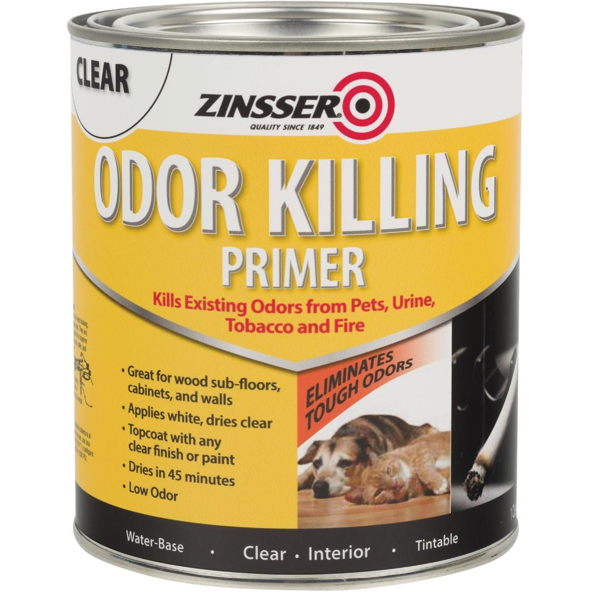Zinsser Odor Killing Water-Based Interior Primer, White, 1 Qt.