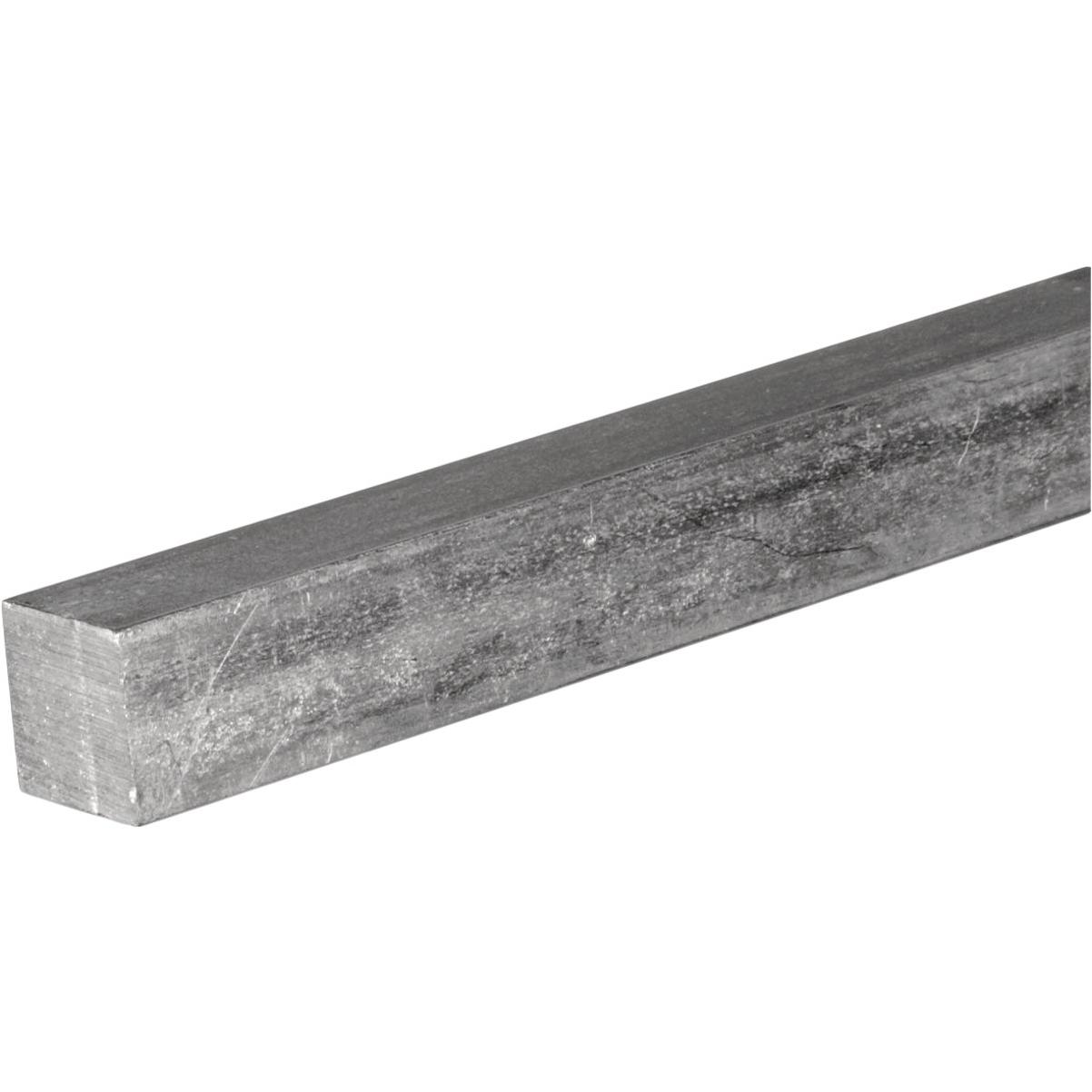 Hillman Steelworks 1/8 In. x 1 Ft. Zinc-Plated Steel Solid Square Key Stock