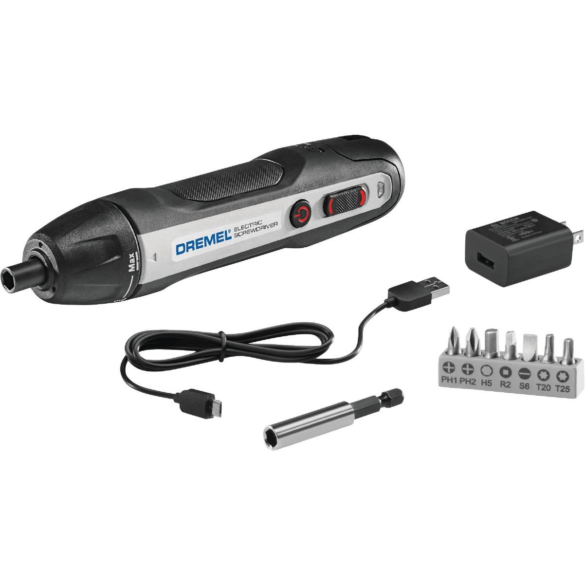 Dremel 4V Lithium-Ion 1/4 In. Cordless Screwdriver Kit with 1.0 Ah Battery & Charger