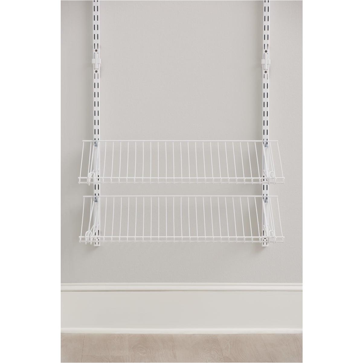 Rubbermaid Configurations White Shoe Shelf Add On Kit