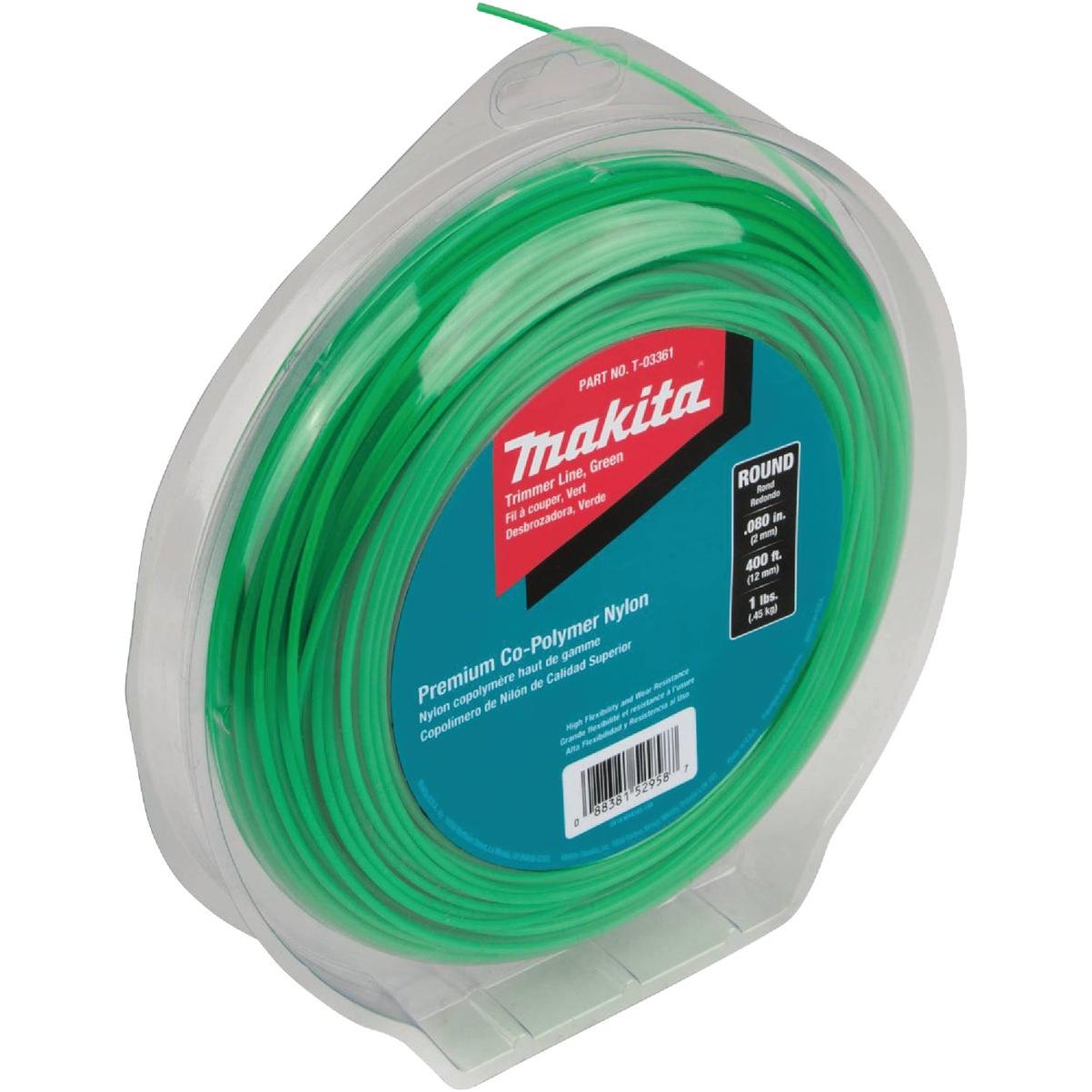 Makita 0.080 In. x 400 Ft. Round Trimmer Line