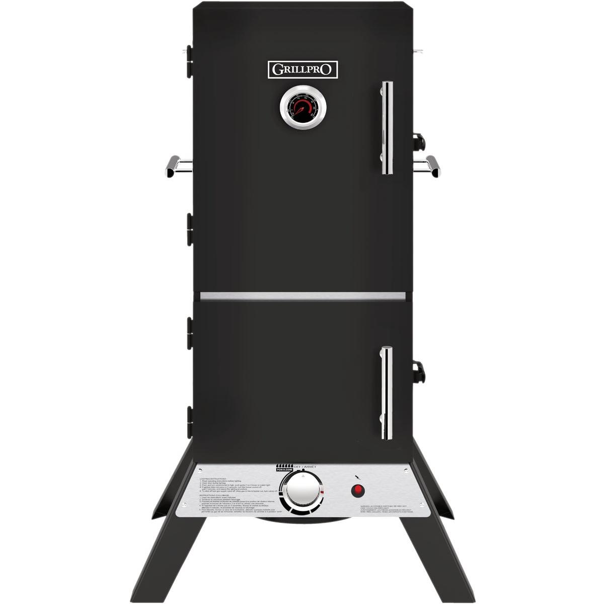 GrillPro 15,000 BTU LP Gas Vertical Propane Smoker