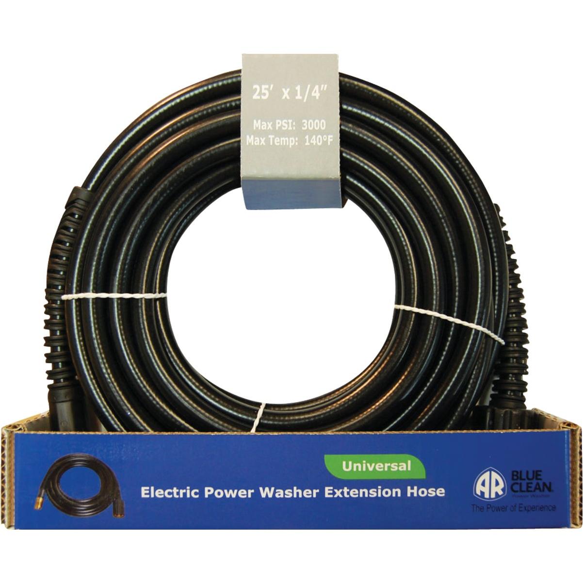 AR Blue Clean 1/4 In. x 25 Ft. 3000 psi Universal Pressure Washer Hose