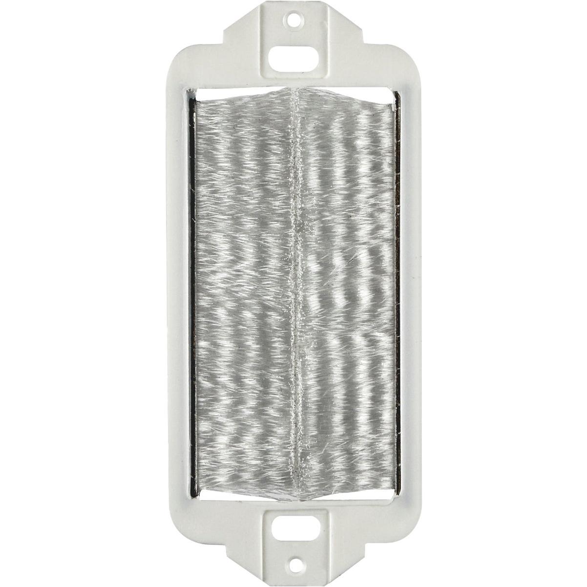 Leviton Decora White Brush Passthrough Wall Plate Insert