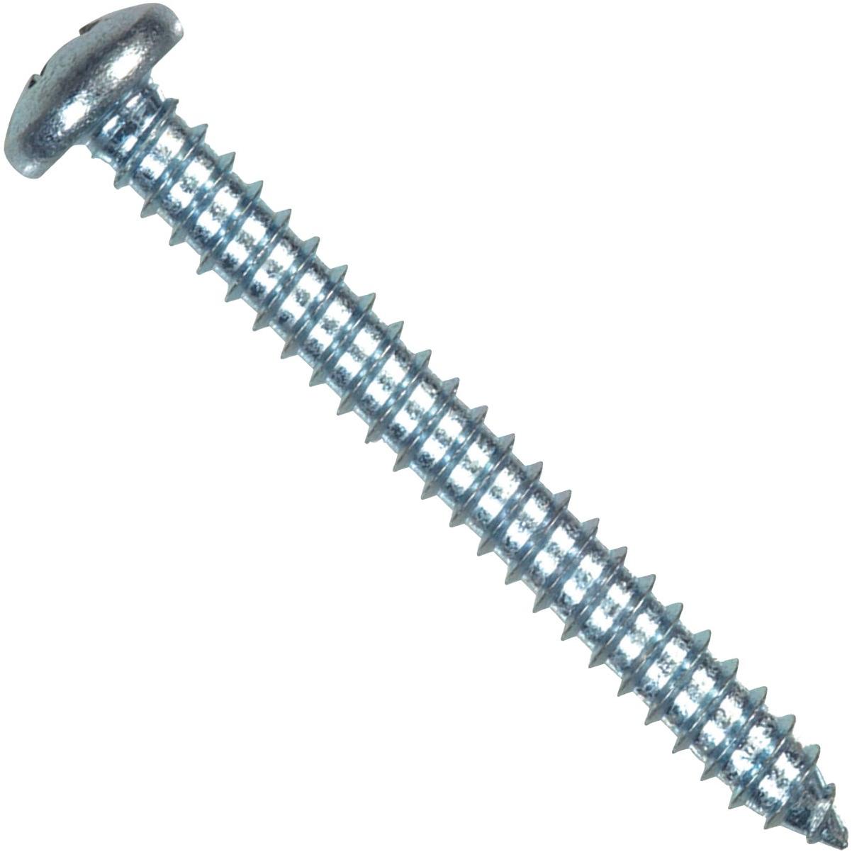 Hillman #6 x 1 In. Combination Pan Head Zinc Sheet Metal Screw (100-Count)