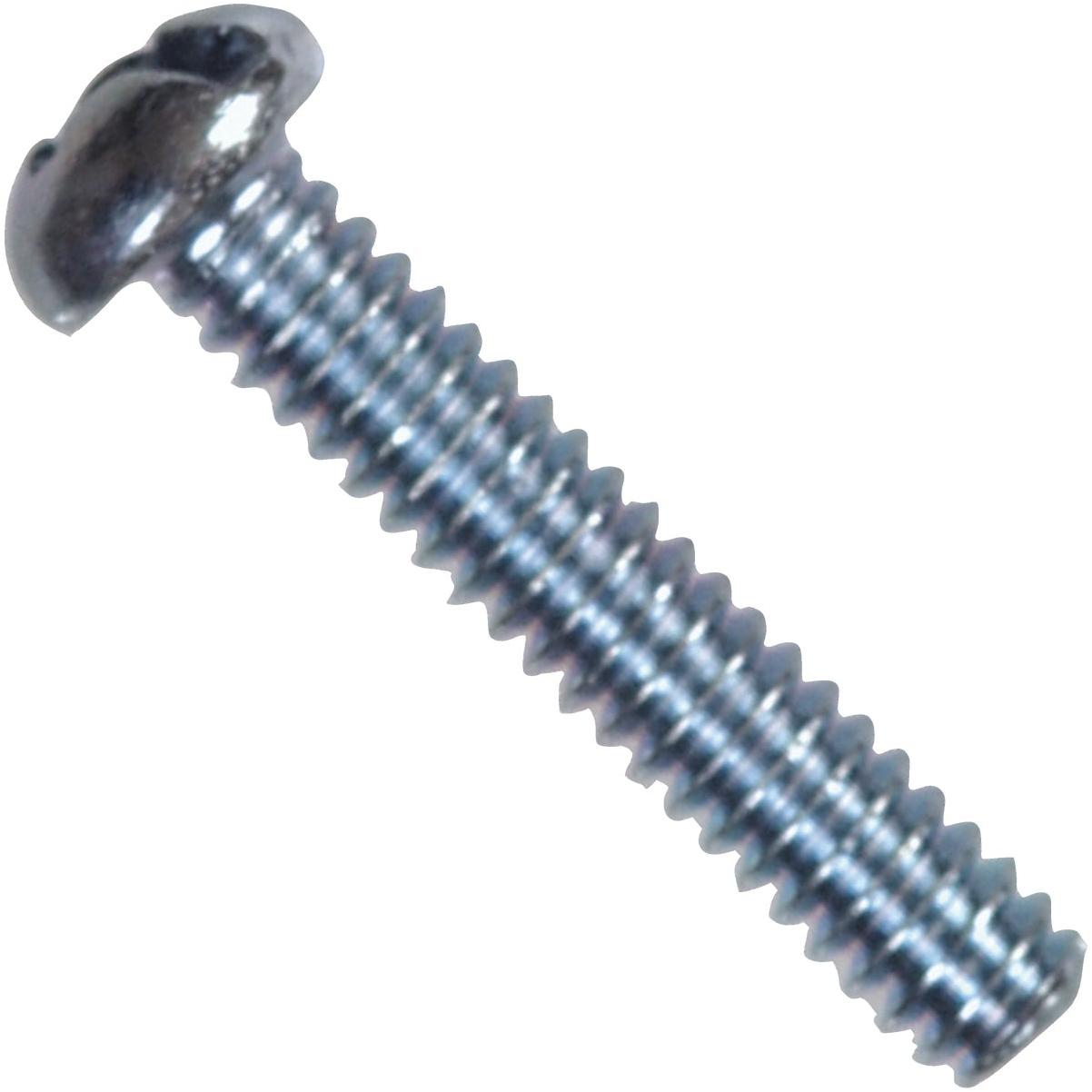 Hillman 1/4 In. 20 tpi 1/2 In. Round Head Combination Machine Screw (100-Count)