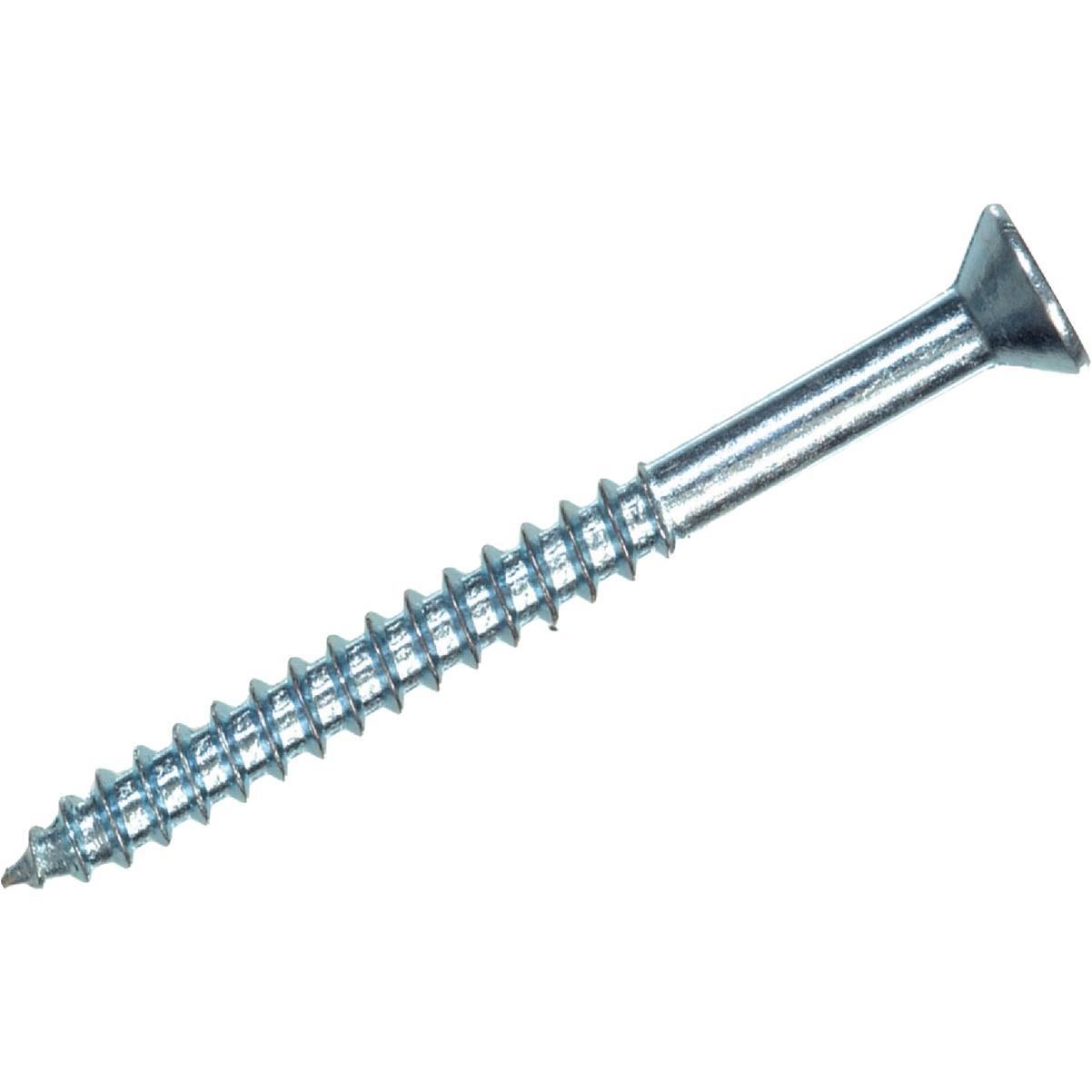 Hillman #12 x 1-1/2 In. Phillips Flat Head Zinc Chromate Wood Screw (6-Count)