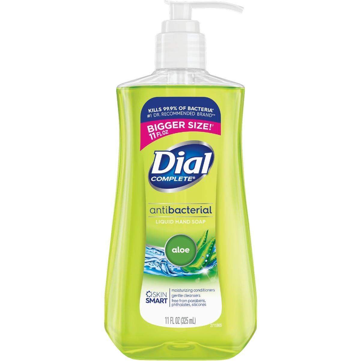 Dial Antibacterial Defense 11 Oz. Aloe Liquid Hand Soap 