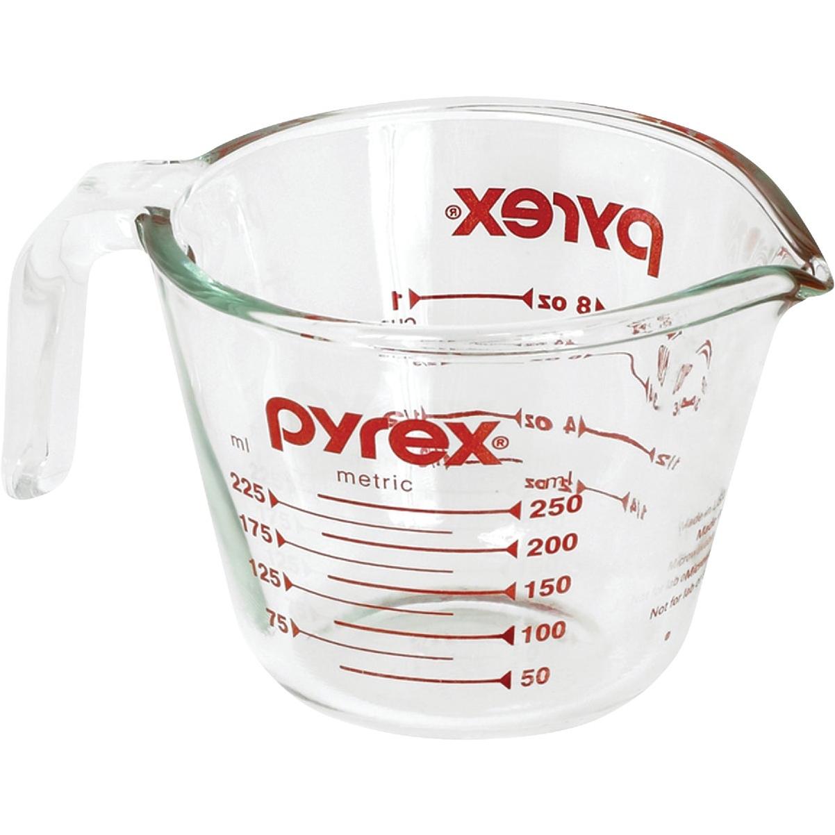 Pyrex Prepware 1 Cup Clear Glass Measuring Cup