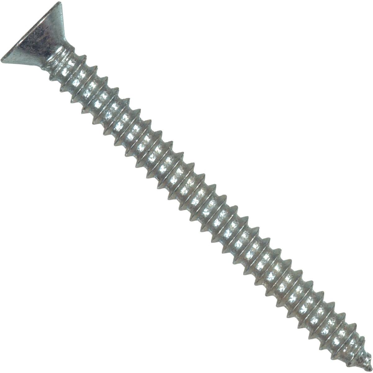 Hillman #6 x 3/4 In. Phillips Flat Head Zinc Sheet Metal Screw (100-Count)