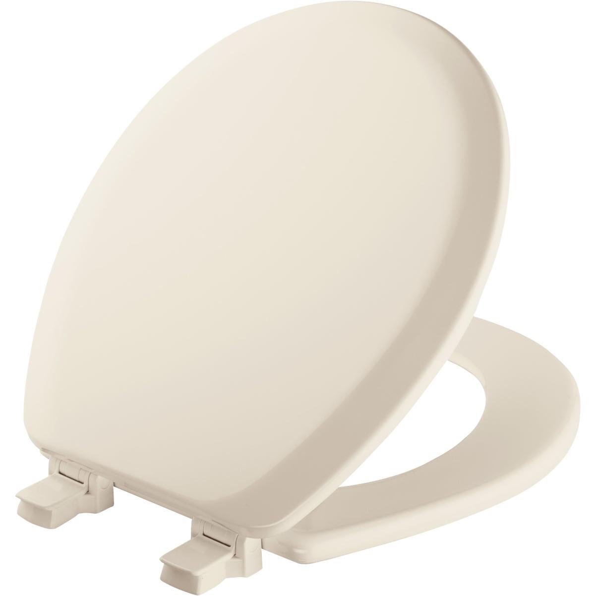 Bemis Mayfair Advantage Round Closed Front Biscuit Wood Toilet Seat