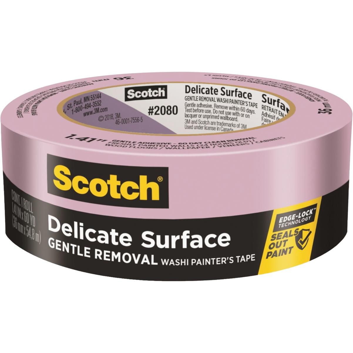 Scotch 1.41 In. x 60 Yd. Delicate Surface Painter's Tape