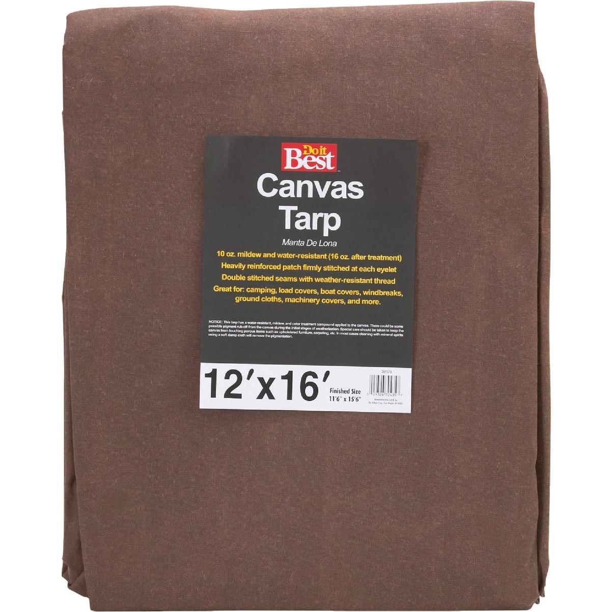 Do it Best 10 Oz. 12 Ft. x 16 Ft. Canvas Tarp