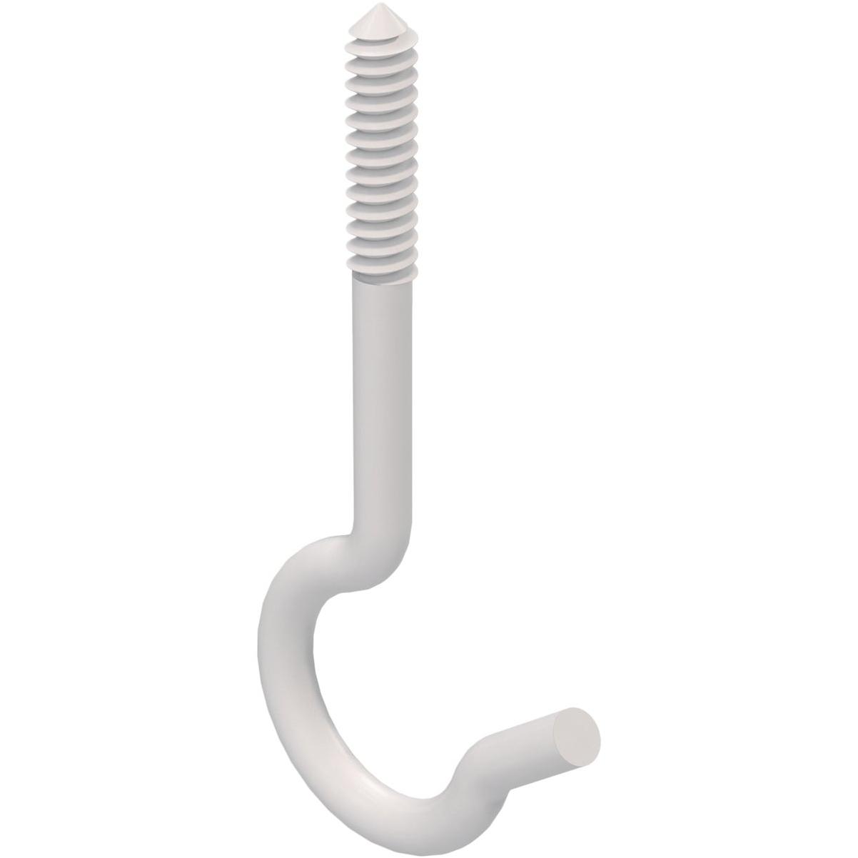 National Hardware 2-1/2 In. White Ceiling Hook (3-Pack)