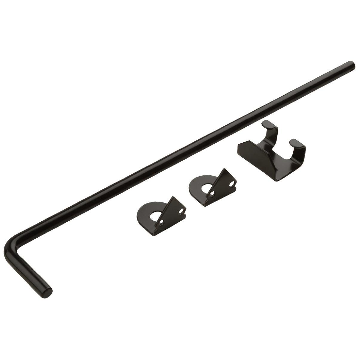 National Hardware 1/2 In. X 18 In. Black Steel Cane Bolt