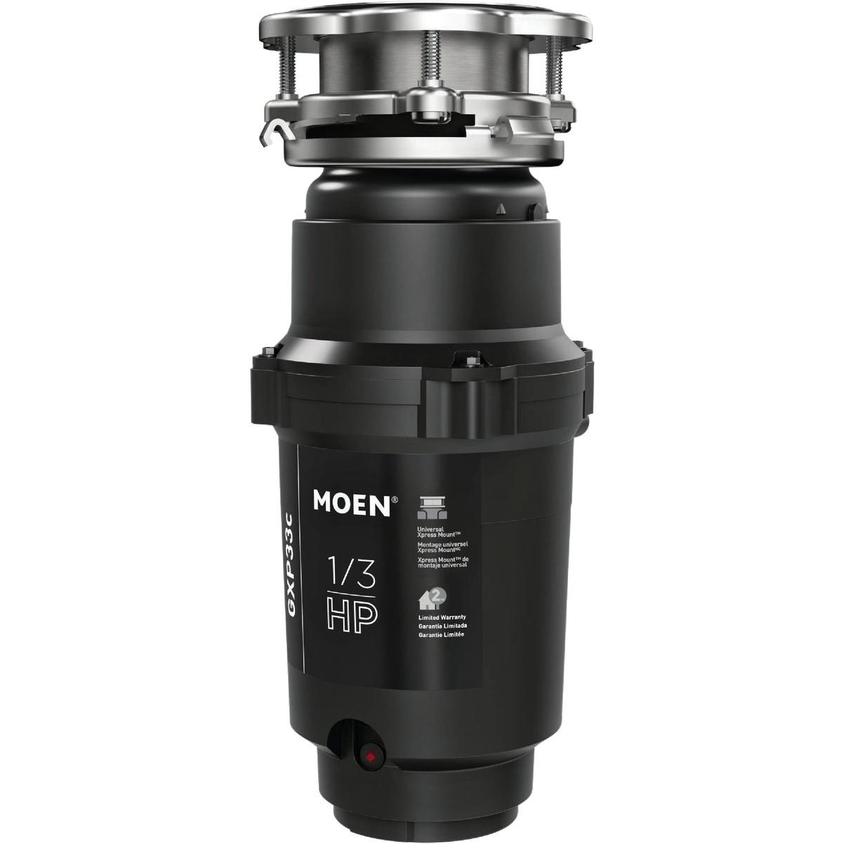 Moen 1/3 HP Galvanized Steel Garbage Disposer