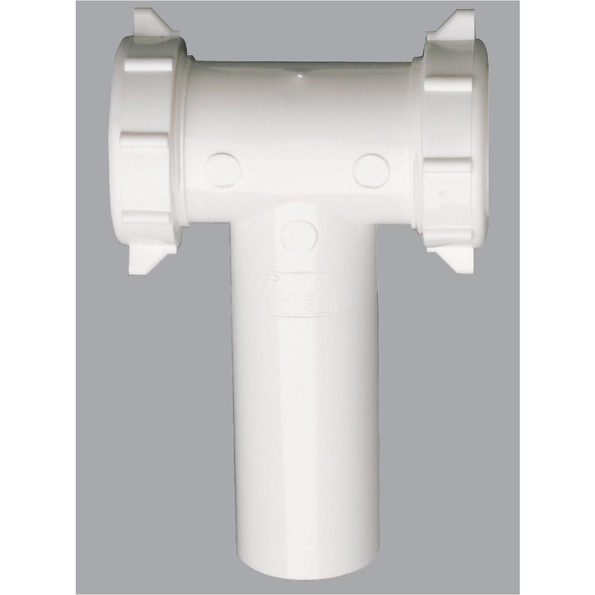Do it Best 1-1/2 In. White Polypropylene Center Outlet Tee