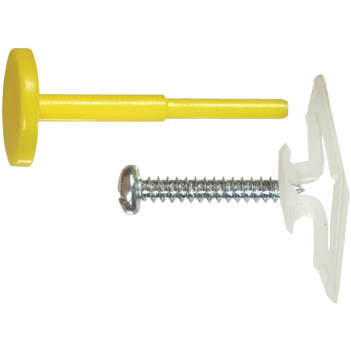 Hillman 5/8 In. Large Yellow Plastic Toggle Anchor (10-Count)