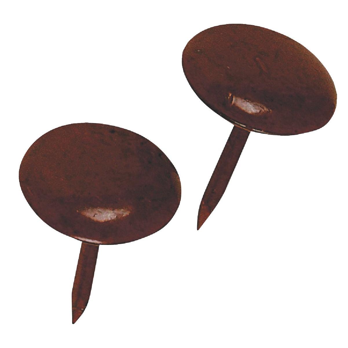 Hillman Fastener Corp Large Round Brown Leatheroid Upholstrey Nail 25-Pack)