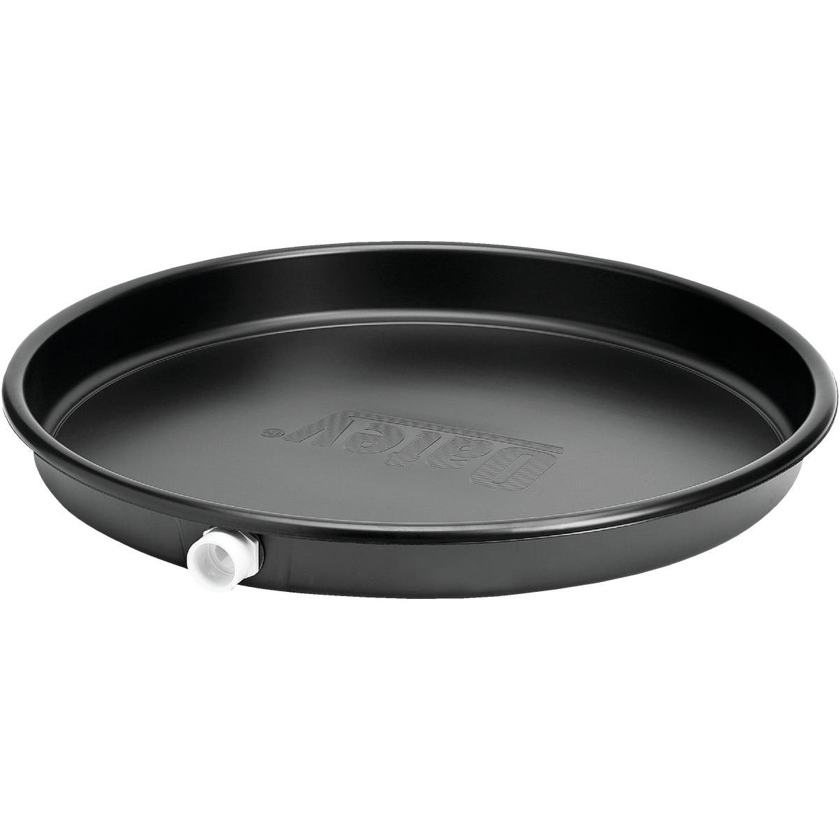Oatey 28 In. Dia. Plastic Water Heater Drain Pan with 1 In. to 1-1/2 In. PVC Adapter