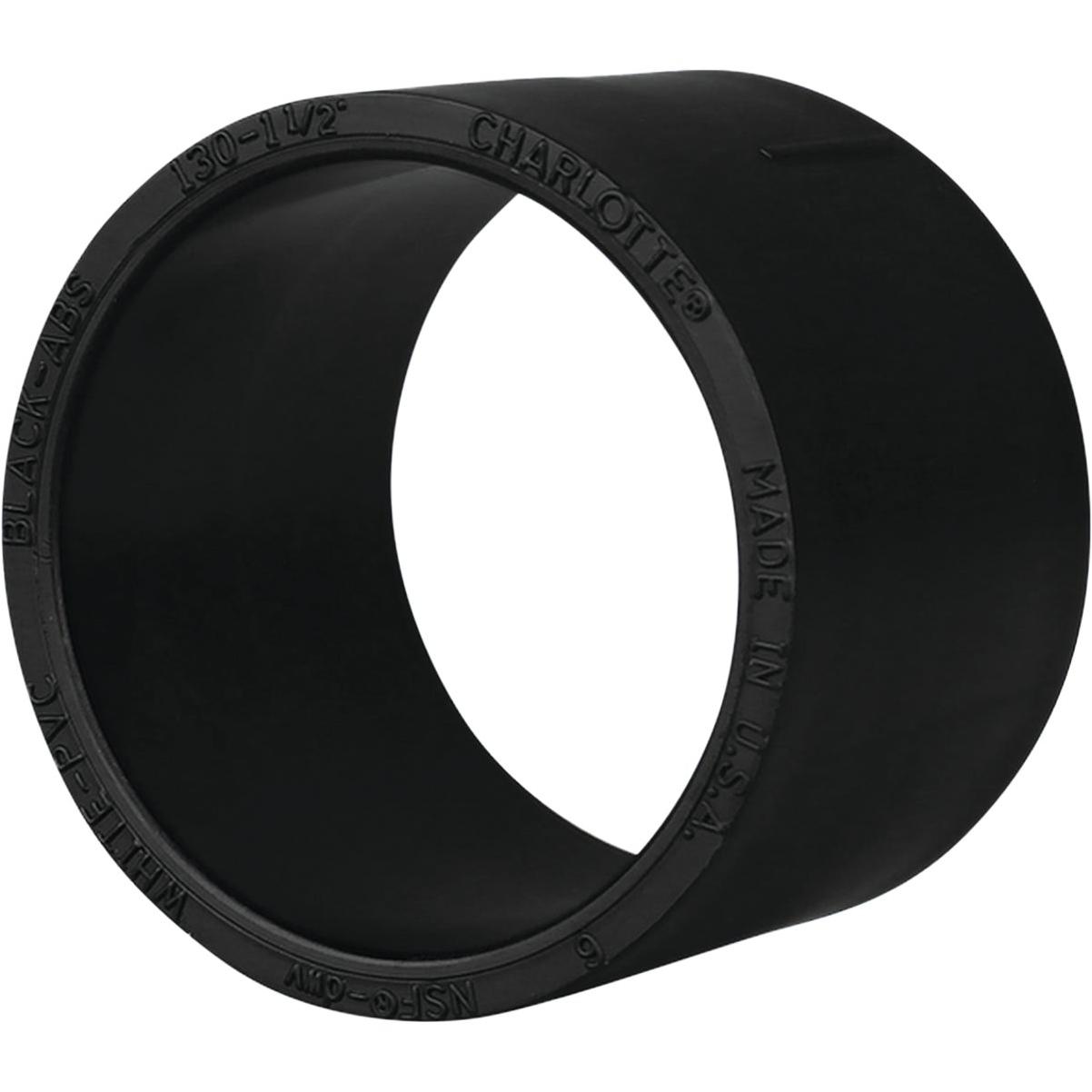 Charlotte Pipe 2 In. No Stop Hub x Hub Repair ABS Coupling