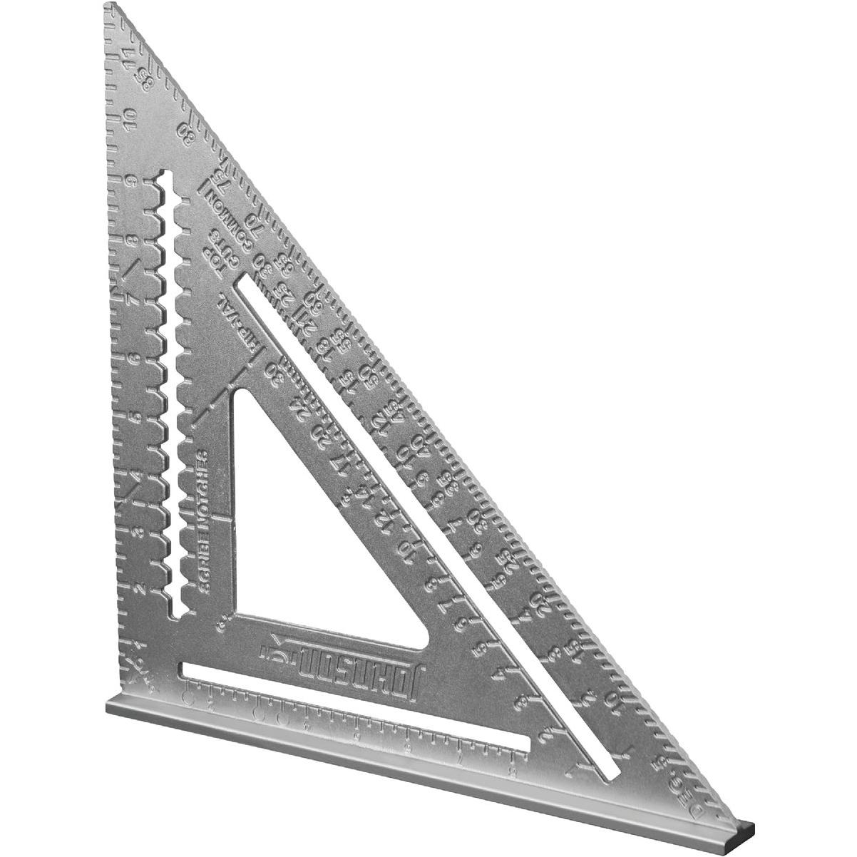 Johnson Level Johnny Square 12 In. Aluminum Rafter Square