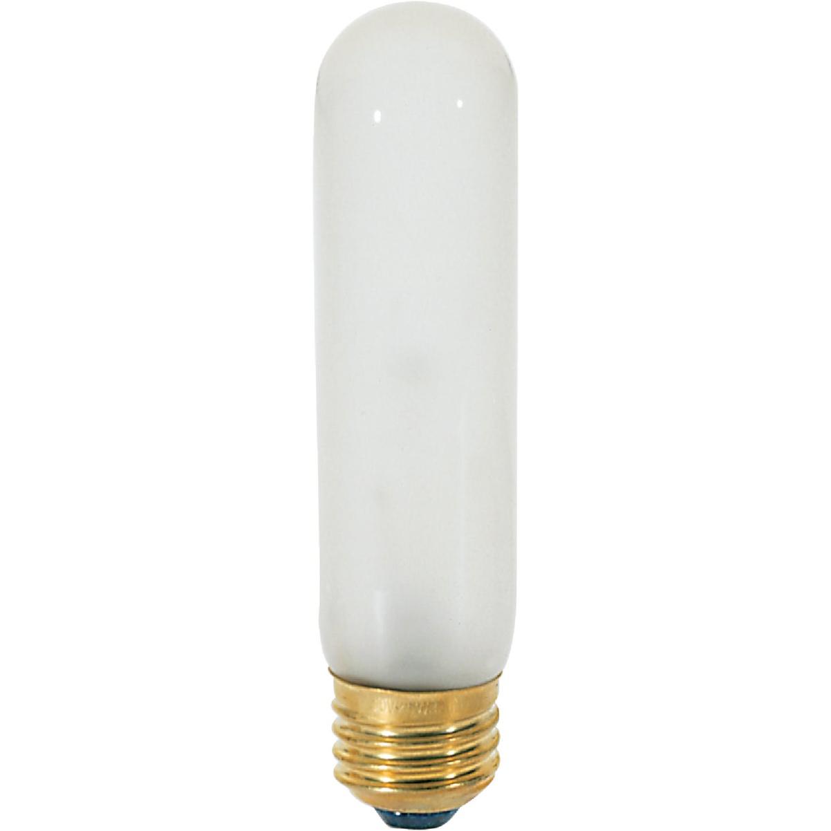 Satco 40W Frosted Medium Base T10 Incandescent Tubular Appliance Light Bulb