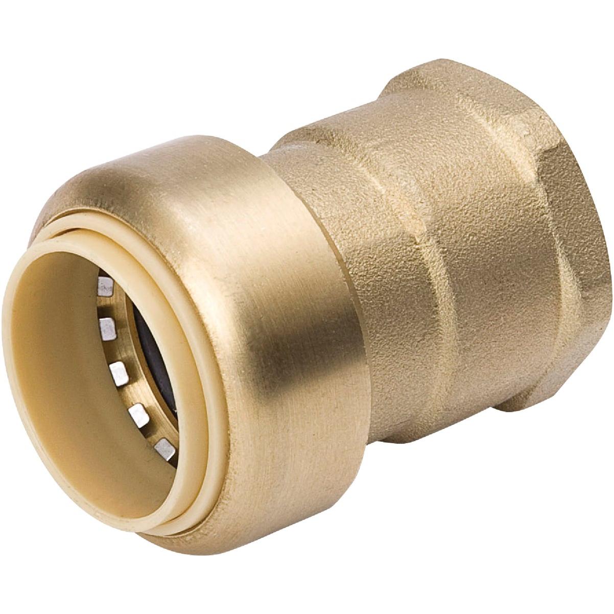 ProLine 3/4 In. PF x 3/4 In. FIP Brass Push Fit Female Adapter