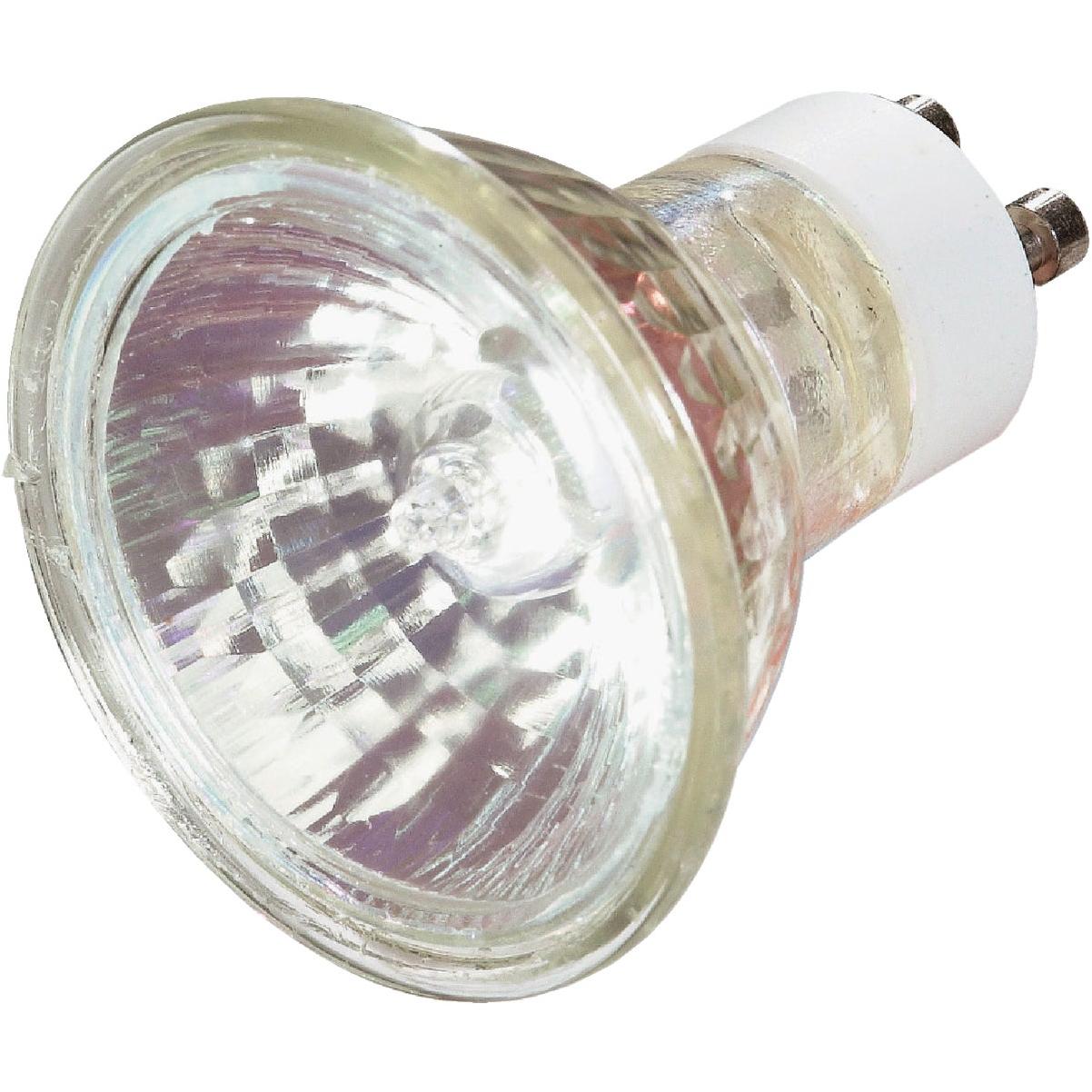 Satco 60W Equivalent Clear GU10 Base MR16 Halogen Floodlight Light Bulb