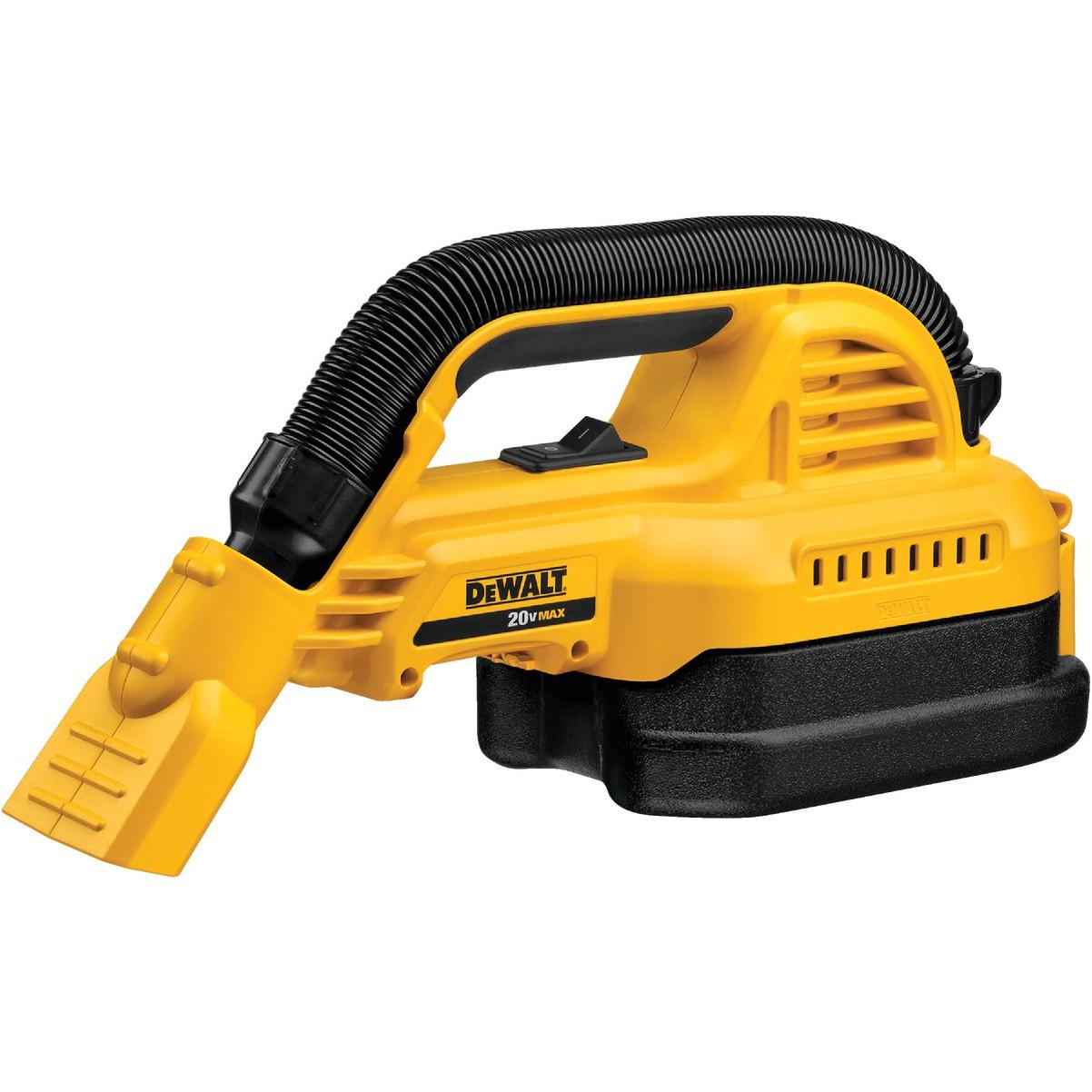 DEWALT 20 Volt MAX 1/2 Gal. 0.3-Peak HP Portable Wet/Dry Vacuum (Tool Only)