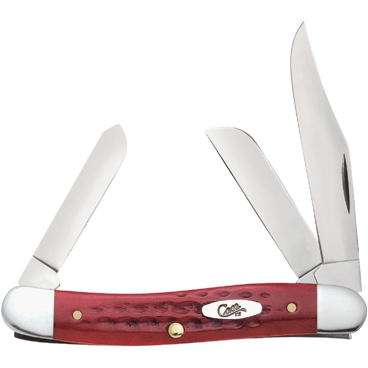 Case Pocket Worn Medium Stockman 2.57 In./1.88 In./1.71 In. Folding Knife