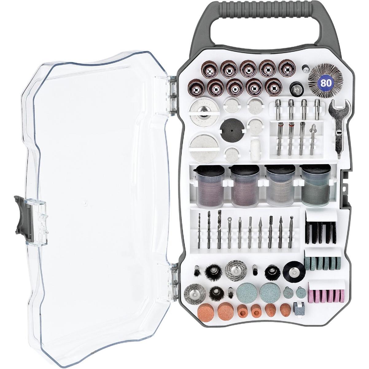Genesis 208-Piece Rotary Tool Accessory Kit