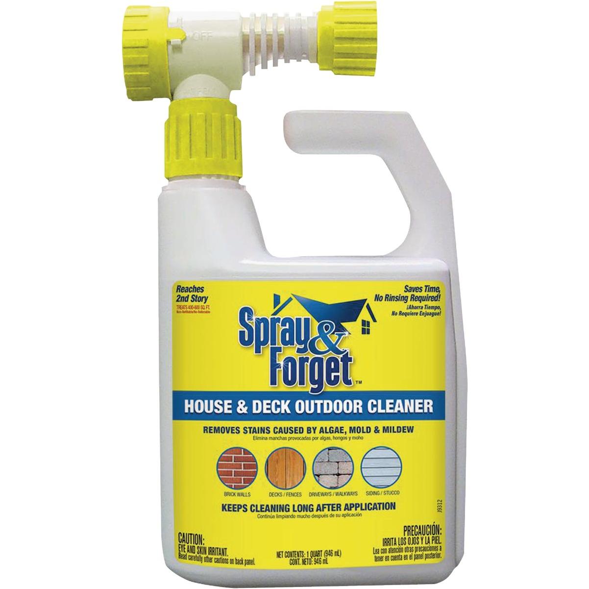 Spray & Forget 32 Oz. Hose End Sprayer House & Deck Outdoor Cleaner