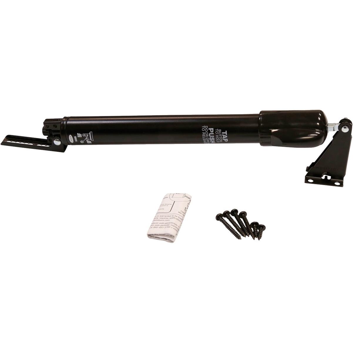 Larson Black Standard Duty Storm Door Closer with Hold Open