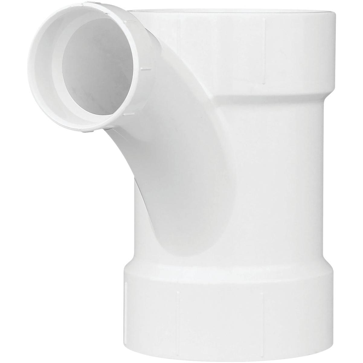 Charlotte Pipe 4 In. X 4 In. X 2 In. Reducing Tee-Wye PVC Tee