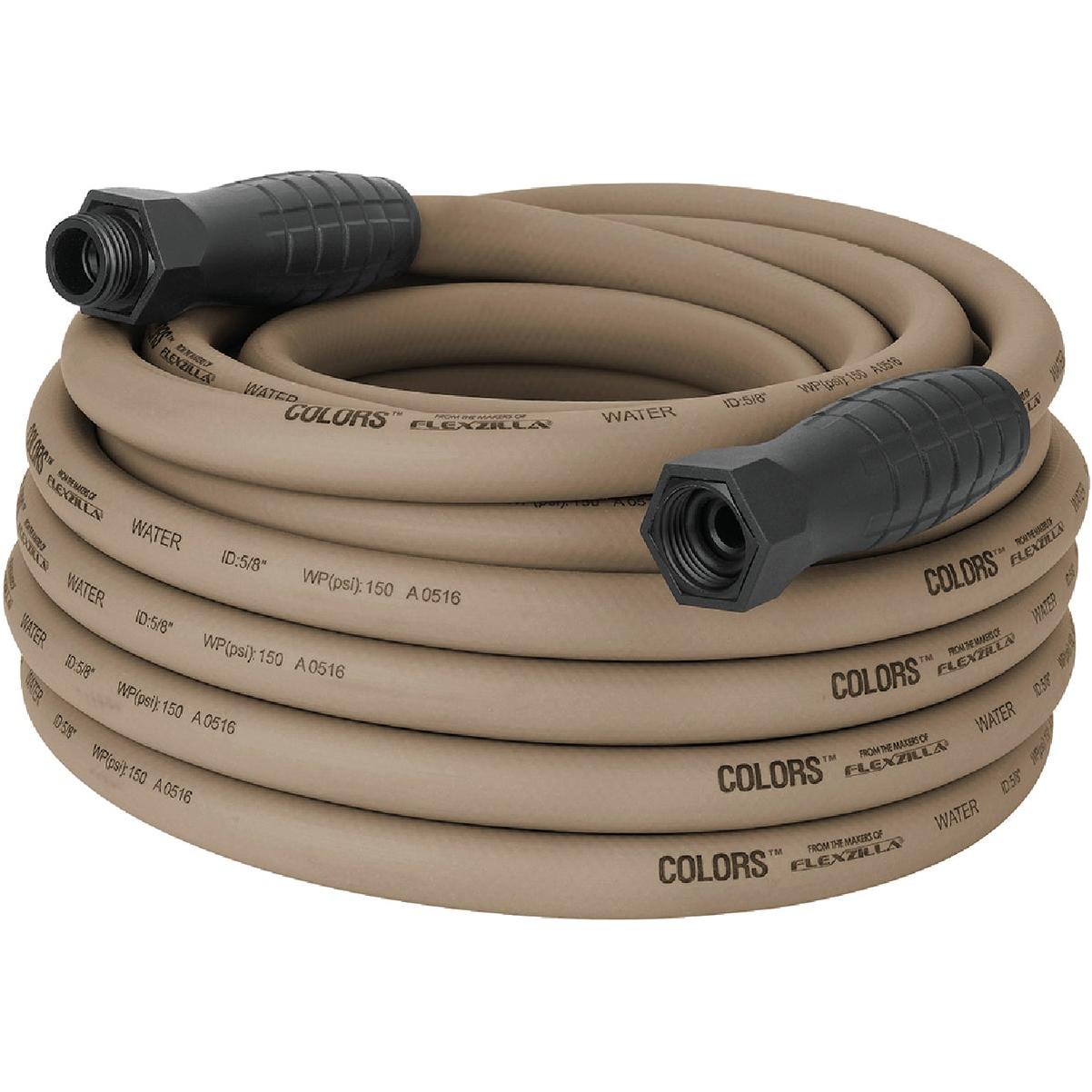 Flexzilla Colors 5/8 In. Dia. x 50 Ft. L. Drinking Water Safe Garden Hose with SwivelGrip Connections