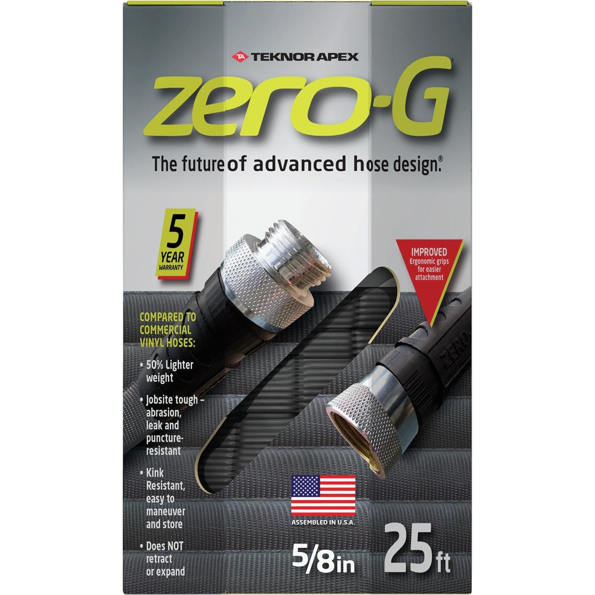 Teknor Apex Zero-G 5/8 In. Dia. x 25 Ft. L. Drinking Water Safe Compact Hose